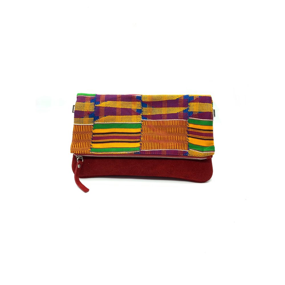 Ivory. B front: Zoblazo ZB Original Kente red