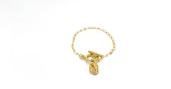 Ivory B: Golden Cowry Bracelet