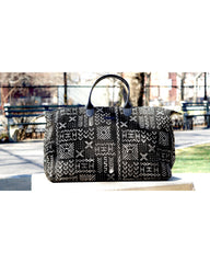 Niamey Weekender Bag  Black Square (Large)