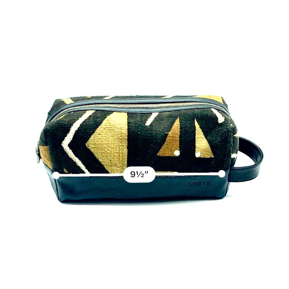 Ko G Toiletry Bag Noir Arrow